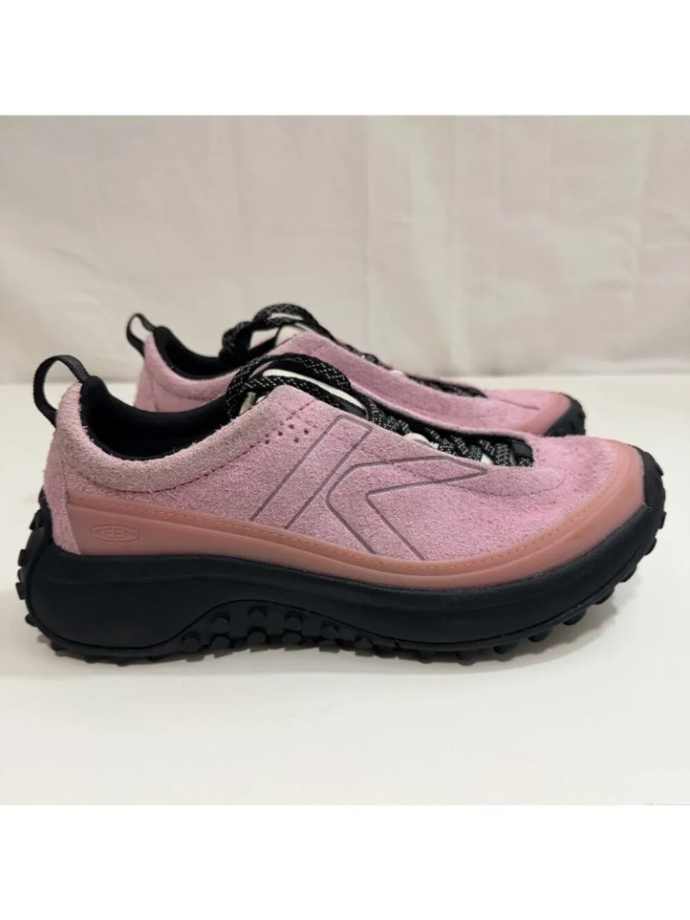 Keen Pink Suede Trail Sneakers